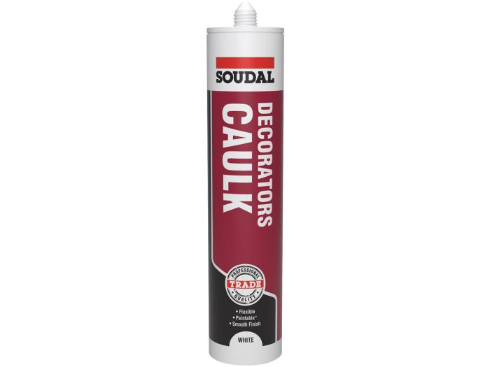 Soudal Trade Decorators Caulk Caulk White 290m